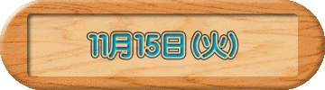 １１月１５日（火）