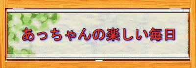 あっちゃんの楽しい毎日